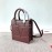 Valentino Small Calf Tote Bag Wine Red 2022s