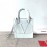 Valentino Small Calf Tote Bag White 2022s