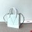 Valentino Small Calf Tote Bag White 2022s
