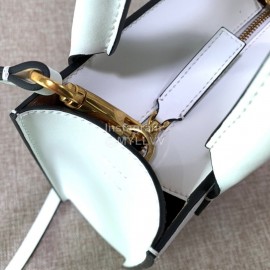 Valentino Small Calf Tote Bag White 2022s