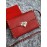 Valentino Fashion Leather Flip Messenger Bag Red 0181