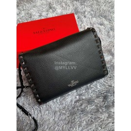 Valentino Fashion Leather Flip Messenger Bag 0181