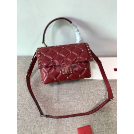 Valentino Fashion Leather Handbag Messenger Bag For Women 0055