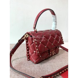 Valentino Fashion Leather Handbag Messenger Bag For Women 0055