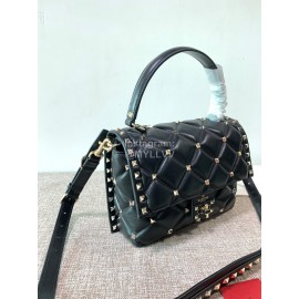 Valentino Fashion Leather Handbag Messenger Bag For Women Green 0055