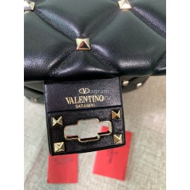 Valentino Fashion Leather Handbag Messenger Bag For Women Green 0055