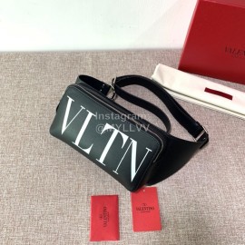 Valentino Fashion Leather Waist Bag Chest Bag White 0046