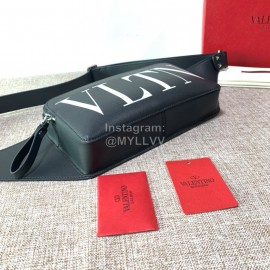 Valentino Fashion Leather Waist Bag Chest Bag White 0046