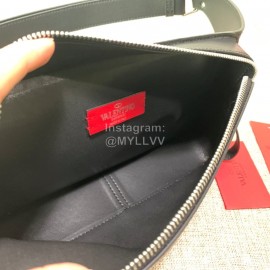 Valentino Fashion Leather Waist Bag Chest Bag White 0046