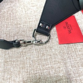 Valentino Fashion Leather Waist Bag Chest Bag Blue 0046