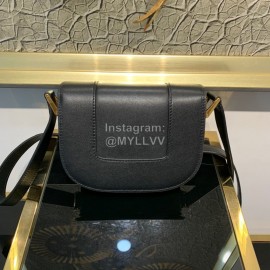 Valentino Small Leather Buckle Crossbody Bag For Women Black 0109s