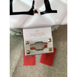 Valentino Fashion Leather Handbag Messenger Bag White 0055