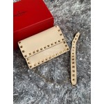 Valentino Simple Flip Chain Bag For Women Beige 0012b