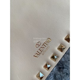 Valentino Simple Flip Chain Bag For Women Beige 0012b