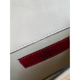 Valentino Simple Flip Chain Bag For Women Beige 0012b