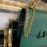 Valentino Large Palm Print Calfskin Messenger Bag Green 0074l