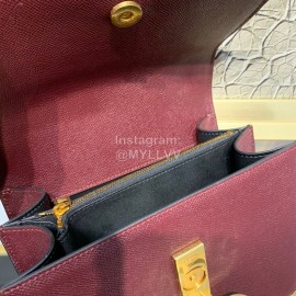 Valentino Large Palm Print Calfskin Messenger Bag Purple 0074l