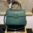 Valentino Fashion Leather Buckle Cowhide Commuter Bag Green 0082