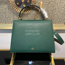 Valentino Fashion Leather Buckle Commuter Bag Green 0082