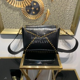 Valentino Fashionable Autumn Winter Leather Bag Black 0056