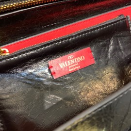 Valentino Fashionable Autumn Winter Leather Bag Black 0056
