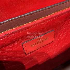 Valentino Fashionable Autumn Winter Leather Bag Red 0056