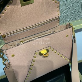 Valentino Fashionable Autumn Winter Leather Bag Pink 0056