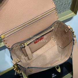 Valentino Fashionable Autumn Winter Leather Bag Pink 0056