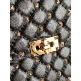 Valentino Large Black Leather Chain Bag For Women 0121