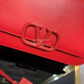 Valentino Large Snake Chain Messenger Bag Red 0006l