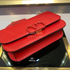 Valentino Large Snake Chain Messenger Bag Red 0006l