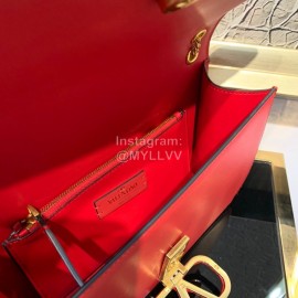 Valentino Large Snake Chain Messenger Bag Red 0006l