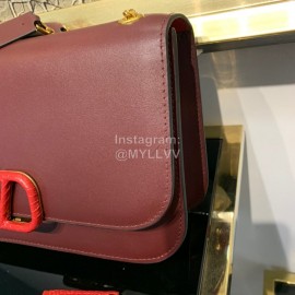 Valentino Large Snake Chain Messenger Bag Purple 0006l