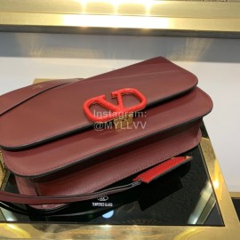 Valentino Large Snake Chain Messenger Bag Purple 0006l