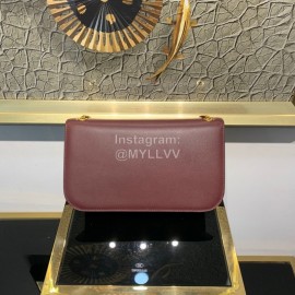 Valentino Large Snake Chain Messenger Bag Purple 0006l