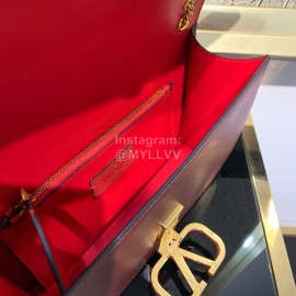 Valentino Large Snake Chain Messenger Bag Purple 0006l