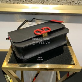 Valentino Large Snake Chain Messenger Bag Black 0006l