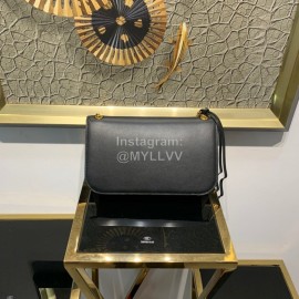 Valentino Large Snake Chain Messenger Bag Black 0006l