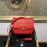 Valentino Small Gold Buckle Messenger Bag For Women Red 0006s