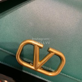 Valentino Large Gold Chain Bag For Women Green 0006l