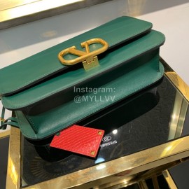 Valentino Large Gold Chain Bag For Women Green 0006l