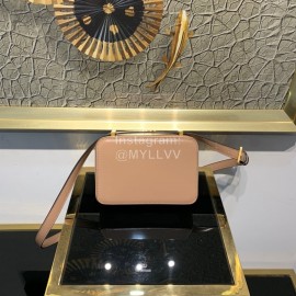 Valentino Small Cowhide Square Messenger Bag Pink 0095s