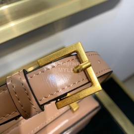 Valentino Small Cowhide Square Messenger Bag Pink 0095s