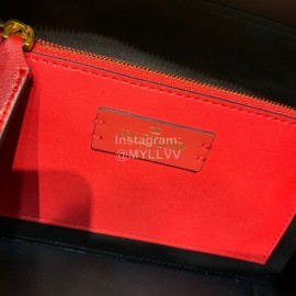 Valentino Large Cowhide Square Messenger Bag Red 0095l