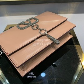 Valentino Fashion Ironing Messenger Bag Pink 2001