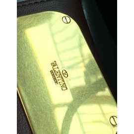 Valentino Calfskin Black Shopping Bag 0099