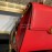 Valentino Large Gold Buckle Leather Vintage Handbag Red 0082l