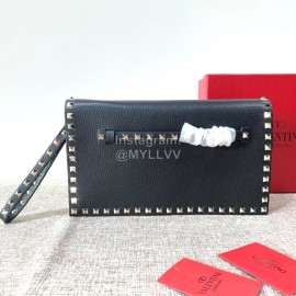 Valentino Large Black Handbag For Women 0399a