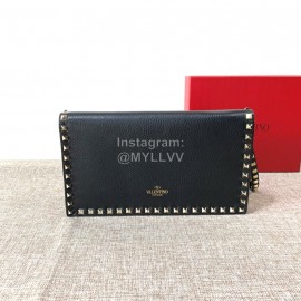 Valentino Large Black Handbag For Women 0399a