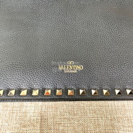 Valentino Large Black Handbag For Women 0399a